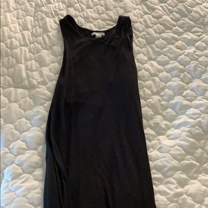 Solid black dress